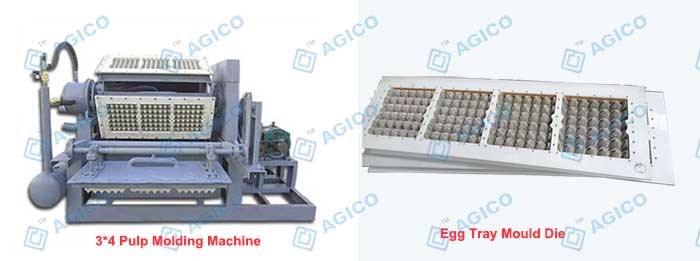 2000 Pieces-h Egg Tray Making Machine