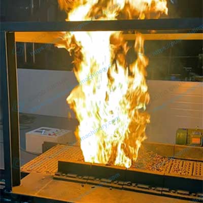 Chain-Grate-Stoker-Burning-Test