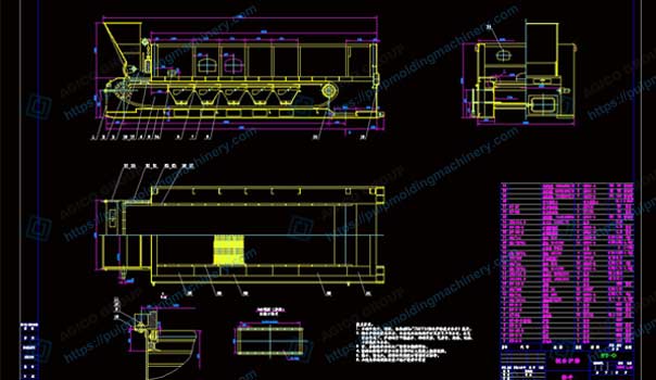 Chain-Grate-Stoker-Structure-Drawing